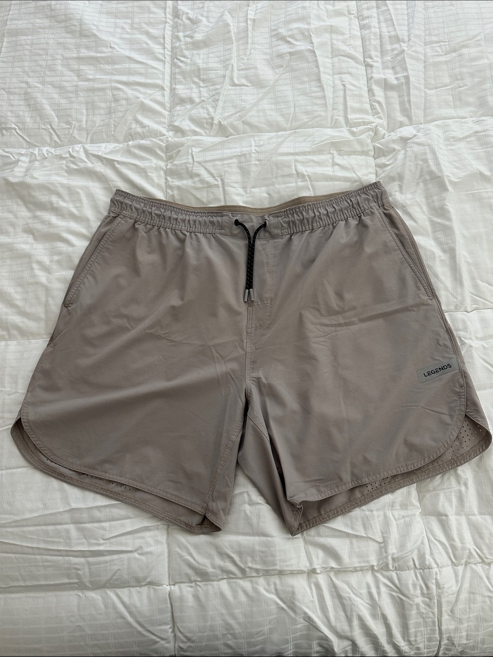 Legends Men's Athletic Shorts in Taupe